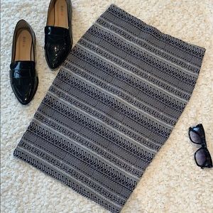 Zara Trafaluc Midi Stretch Knit Pencil Skirt
